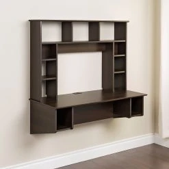 Prepac Sonoma Floating Desk, Espresso (EEHW-0800-1) - Compact Laminate Desk for Home & Office -Computer Office Desks Shop unnamed file 3765