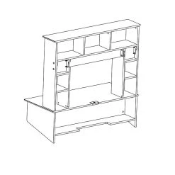 Prepac Sonoma Floating Desk, Espresso (EEHW-0800-1) - Compact Laminate Desk for Home & Office -Computer Office Desks Shop unnamed file 3767