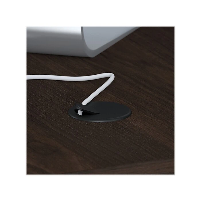 Bush Business Furniture Studio C 72" W U-Shaped Desk with Hutch & Mobile File Cabinet, Black Walnut - STC003BWSU 7 Bush Business Furniture Studio C 72" W U-Shaped Desk with Hutch & Mobile File Cabinet, Black Walnut - STC003BWSU - Image 7