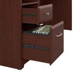 Bush Furniture Cabot 72W L-Shaped Computer Desk with Drawers, Harvest Cherry - Stylish Laminate Office Desk -Computer Office Desks Shop unnamed file 3867