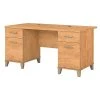 Bush Furniture Somerset 60W Laminate Office Desk, Maple Cross (WC81428K) - Stylish & Durable