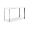HON Coze 48"W Designer Laminate Desk - White and Silver (RPL2448DWP6)