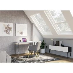 HON Coze 48"W Designer Laminate Desk - White and Silver (RPL2448DWP6) -Computer Office Desks Shop unnamed file 3904