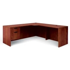 Global Superior Bundle 13 Workstation Laminate Desk, Dark Cherry (TDOTG13-ADC) – Stylish & Durable Office Furniture