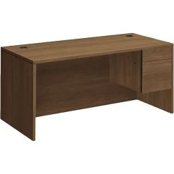 HON 10500 Series 66" Laminate Pinnacle Pedestal Desk - HON10583RPINC