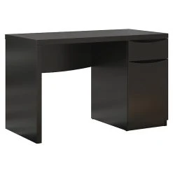 Bush Furniture Montrese Computer Desk, Classic Black Laminate Workstation - MY72717-03