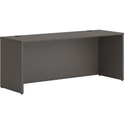 HON Mod 72" Credenza Shell Desk in Slate Teak - Laminate Workspace Solution | HLPLCS7224LSL1