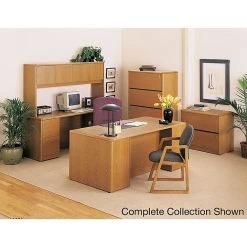 HON® 10700 Series Office Credenza - Laminate, Single, Right, Full-Height Pedestal in Harvest -Computer Office Desks Shop unnamed file 3982