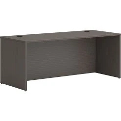 HON Mod 72-inch Laminate Table Desk in Slate Teak - Stylish & Durable Office Furniture (HLPLDS7230LSL1)