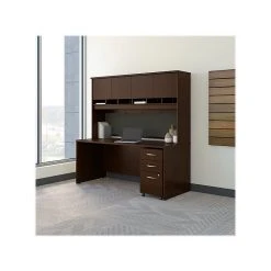 Bush Business Furniture Westfield 71" Office Desk with Hutch & Mobile File Cabinet, Mocha Cherry (SRC080MRSU) - Durable Laminate Desk -Computer Office Desks Shop unnamed file 3992