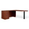 Global Superior BUNDLE11 Workstation - Premium Laminate Dark Cherry Desk