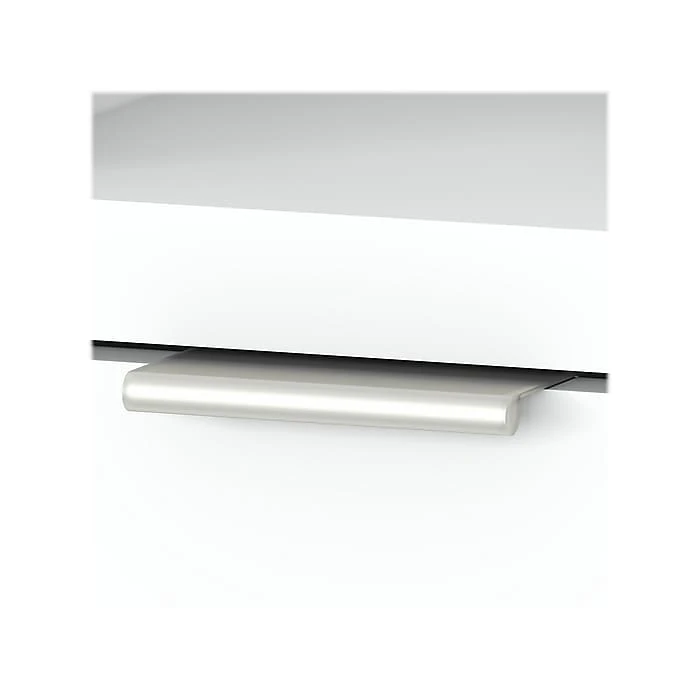 Kathy Ireland® Home Madison Avenue 60" L-Shaped Desk with Lateral File Cabinet, Pure White - Stylish & Functional Office Furniture 7 Kathy Ireland® Home Madison Avenue 60" L-Shaped Desk with Lateral File Cabinet, Pure White - Stylish & Functional Office Furniture - Image 7