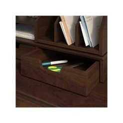 Bush Furniture Key West 60"W L-Shaped Desk with Desktop Organizer - Bing Cherry Laminate Finish 14 Bush Furniture Key West 60"W L-Shaped Desk with Desktop Organizer - Bing Cherry Laminate Finish -Computer Office Desks Shop unnamed file 4116