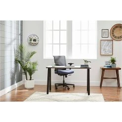 HON Mod 48"W Laminate Table Desk in Slate Teak | Durable & Stylish Office Furniture (HLPL4824LS1ALEGBLK) -Computer Office Desks Shop unnamed file 4170