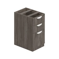 Offices To Go Superior 16" Desk Pedestal, Artisan Gray (NTDSL22BBFAGL) - Durable Laminate Storage Solution