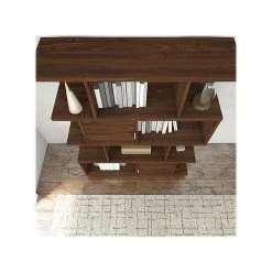 Kathy Ireland® Home Madison Avenue 60" L-Shaped Desk in Modern Walnut – Stylish Laminate Workspace -Computer Office Desks Shop unnamed file 4277