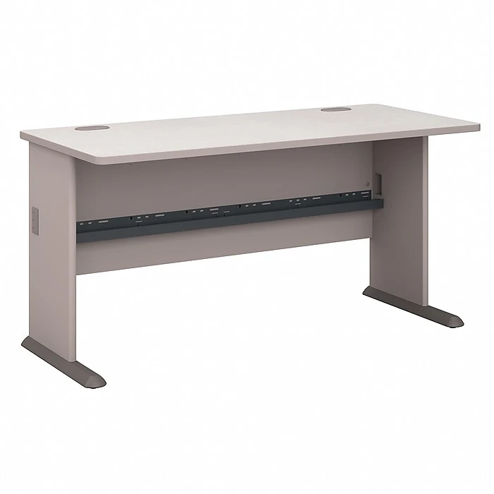 Bush Business Furniture Cubix 60W Laminate Desk in Pewter - Modern Office Desk (WC14560) 1 Bush Business Furniture Cubix 60W Laminate Desk in Pewter - Modern Office Desk (WC14560)
