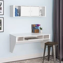 Prepac White Laminate Floating Desk & Hutch Set | Modern Workspace Solution (WRHW-0501-2M) 10 Prepac White Laminate Floating Desk & Hutch Set | Modern Workspace Solution (WRHW-0501-2M) -Computer Office Desks Shop unnamed file 4294