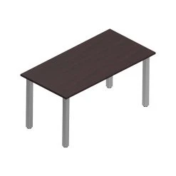 Offices To Go Superior 48" Workstation Desk in American Mahogany – Laminate Design (TDOTG23BNDAML)