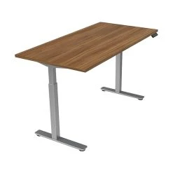 Offices To Go 48" Laminate & Steel Table Desk | Autumn Walnut Finish (TDOTG22BNDAWL)