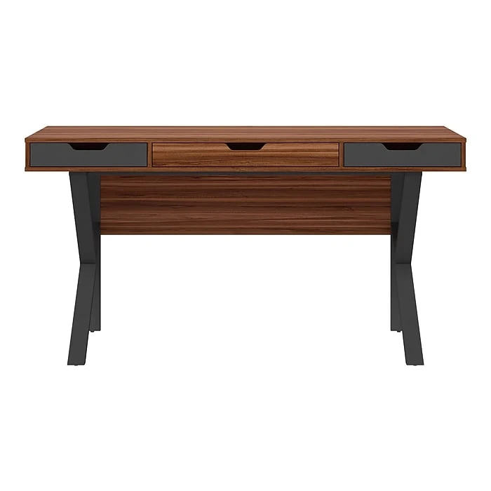 Whalen Stirling 60" Table - Natural Walnut/Charcoal Gray Laminated Wood Dining Table (SPLS-ST60D) 1 Whalen Stirling 60" Table - Natural Walnut/Charcoal Gray Laminated Wood Dining Table (SPLS-ST60D)