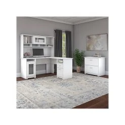 Bush Furniture Cabot 60" L-Shaped Corner Computer Desk, White (WC31930K) | Durable Laminated Wood Design 13 Bush Furniture Cabot 60" L-Shaped Corner Computer Desk, White (WC31930K) | Durable Laminated Wood Design -Computer Office Desks Shop unnamed file 4480