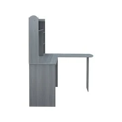 Techni Mobili 47" L-Shaped Desk in Gray - Space-Saving Laminated Wood Design (RTA-8410-GRY) -Computer Office Desks Shop unnamed file 4491