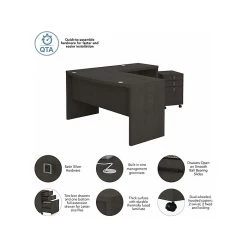 Kathy Ireland® Echo 60"W L-Shaped Bow Front Desk with Mobile File Cabinet, Charcoal Maple – Modern Office Furniture -Computer Office Desks Shop unnamed file 4496