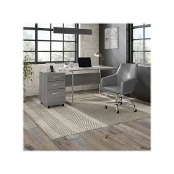 Bush Business Furniture Hybrid 48" W Laminated Wood Computer Desk with Metal Legs, Platinum Gray (HYD248PG) -Computer Office Desks Shop unnamed file 4557