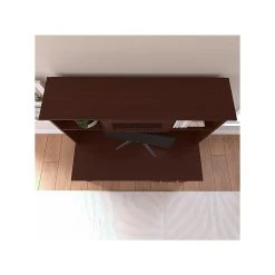 Bush Furniture Cabot 48" Computer Desk with Hutch, Harvest Cherry | Laminated Wood Desk -Computer Office Desks Shop unnamed file 4584