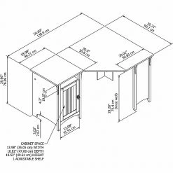 Bush Furniture Salinas 55"W Corner Desk with Storage Cabinet in Cape Cod Gray - Stylish Laminated Wood Office Furniture 10 Bush Furniture Salinas 55"W Corner Desk with Storage Cabinet in Cape Cod Gray - Stylish Laminated Wood Office Furniture -Computer Office Desks Shop unnamed file 4609