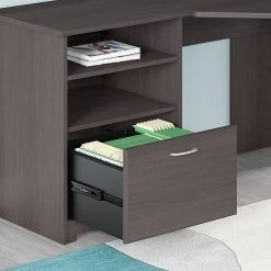 Bush Furniture Cabot Corner Desk, Heather Gray (WC31715K) - Compact & Stylish Laminate Desk for Home Office -Computer Office Desks Shop unnamed file 461