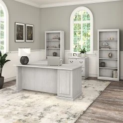 Bush Furniture Saratoga 66" L-Shaped Computer Desk With Drawers, Linen White Oak - Stylish & Functional Office Furniture 15 Bush Furniture Saratoga 66" L-Shaped Computer Desk With Drawers, Linen White Oak - Stylish & Functional Office Furniture -Computer Office Desks Shop unnamed file 4635