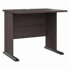 Bush Business Furniture Studio A 36"W Small Computer Desk in Storm Gray | Laminated Wood | Compact Office Desk