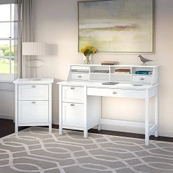 Bush Furniture Broadview 54" W Computer Desk with Pedestal in Pure White – Laminate Workspace Solution 14 Bush Furniture Broadview 54" W Computer Desk with Pedestal in Pure White – Laminate Workspace Solution -Computer Office Desks Shop unnamed file 472
