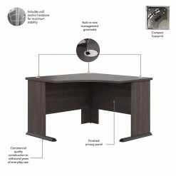 Bush Business Furniture Studio A 48"W Corner Computer Desk, Storm Gray (SDD148SG) - Premium Laminated Wood Desk for Home & Office -Computer Office Desks Shop unnamed file 4735