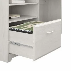 Bush Furniture Cabot 60" Corner Desk, Linen White Oak (WC31115-03K) | Durable Laminated Wood Workspace -Computer Office Desks Shop unnamed file 4772