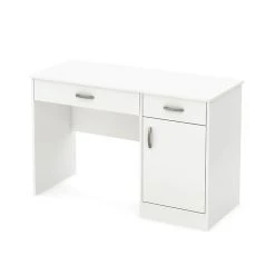 South Shore Axess 47'' Rectangular Laminate Contemporary Computer Desk - Pure White (7250070)