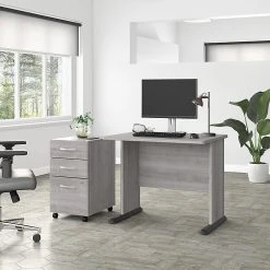 Bush Business Furniture Studio A 36"W Small Computer Desk, Platinum Gray - Compact & Durable Laminated Wood Desk -Computer Office Desks Shop unnamed file 4793