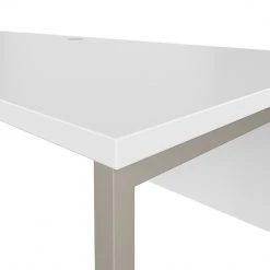 Bush Business Furniture 72" White L-Shaped Desk with Metal Legs | HYB026WH -Computer Office Desks Shop unnamed file 4801