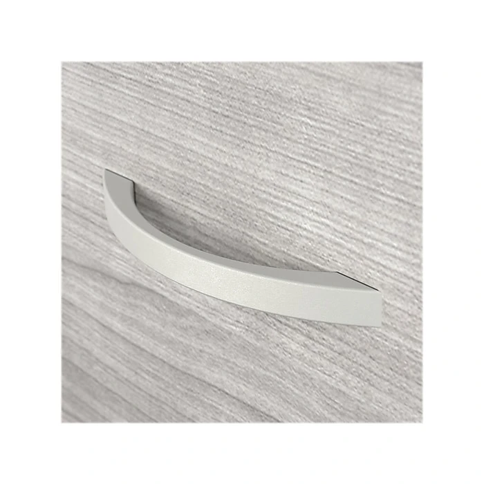 Bush Business Furniture HYB029PGSU 60" L-Shaped Desk with Mobile File Cabinet, Platinum Gray - Laminated Wood Office Desk 5 Bush Business Furniture HYB029PGSU 60" L-Shaped Desk with Mobile File Cabinet, Platinum Gray - Laminated Wood Office Desk - Image 5