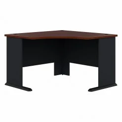 Bush Business Furniture Cubix 48W Corner Desk in Hansen Cherry/Galaxy - Stylish Laminated Wood Desk for Home or Office