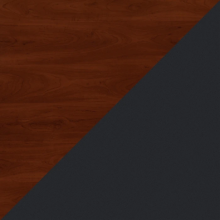 Bush Business Furniture Cubix 48W Corner Desk in Hansen Cherry/Galaxy - Stylish Laminated Wood Desk for Home or Office 5 Bush Business Furniture Cubix 48W Corner Desk in Hansen Cherry/Galaxy - Stylish Laminated Wood Desk for Home or Office - Image 5