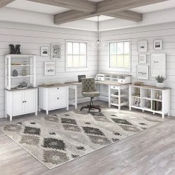 Bush Furniture Mayfield 60" L-Shaped Computer Desk With Storage - Pure White/Shiplap Gray | Laminated Wood Desk 12 Bush Furniture Mayfield 60" L-Shaped Computer Desk With Storage - Pure White/Shiplap Gray | Laminated Wood Desk -Computer Office Desks Shop unnamed file 4944