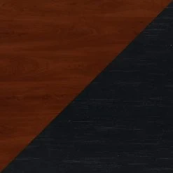 Bush Furniture Fairview 60" L-Shaped Desk with 2-Door Storage Cabinet & File Drawer - Antique Black/Hansen Cherry | Laminated Wood Office Furniture -Computer Office Desks Shop unnamed file 4954