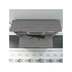 Bush Furniture Cabot 48" Modern Gray Computer Desk with Hutch | Laminated Wood Desk -Computer Office Desks Shop unnamed file 4958
