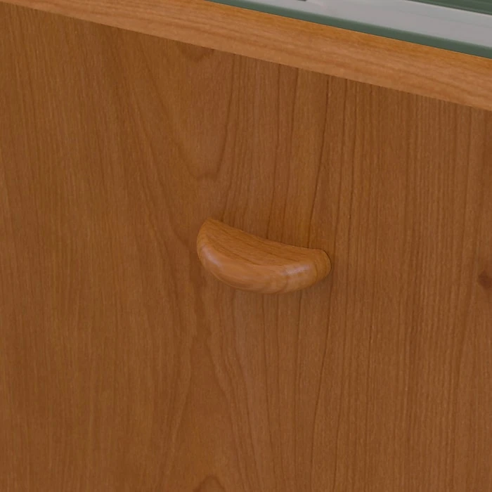 Bush Business Furniture Cubix 60W Bamboo Desk with Mobile File Cabinet, Natural Cherry 6 Bush Business Furniture Cubix 60W Bamboo Desk with Mobile File Cabinet, Natural Cherry - Image 6