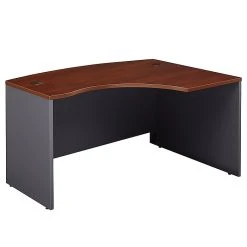 Bush Business Furniture Westfield 60W x 43D Right-Handed L-Shaped Desk in Hansen Cherry | Laminate Office Desk
