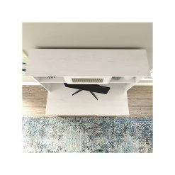 Bush Furniture Cabot 48" Computer Desk With Hutch, Linen White Oak (WC31148T) - Stylish & Functional Laminated Wood Desk -Computer Office Desks Shop unnamed file 5033