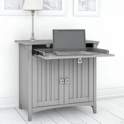 Bush Furniture Salinas 32" Laminated Wood Table Desk, Cape Cod Gray - Modern Home Office Essentials -Computer Office Desks Shop unnamed file 5059